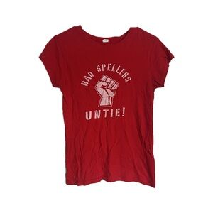 Bad Spellers Untie Cap Sleeve T-Shirt